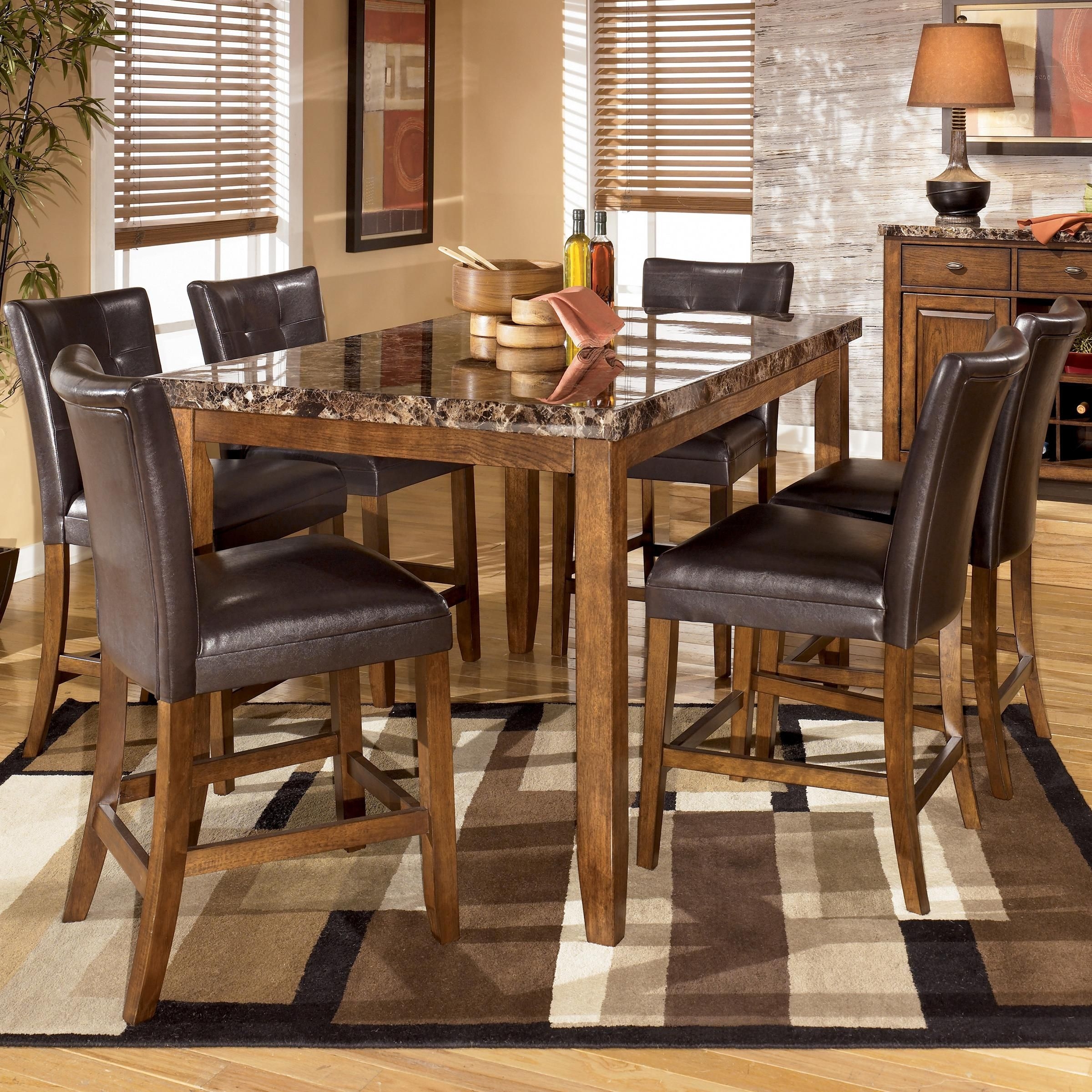 Ashley furniture bar 2024 height table and chairs