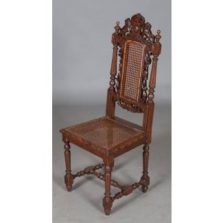 Set of Six French Antique Dining Chairs