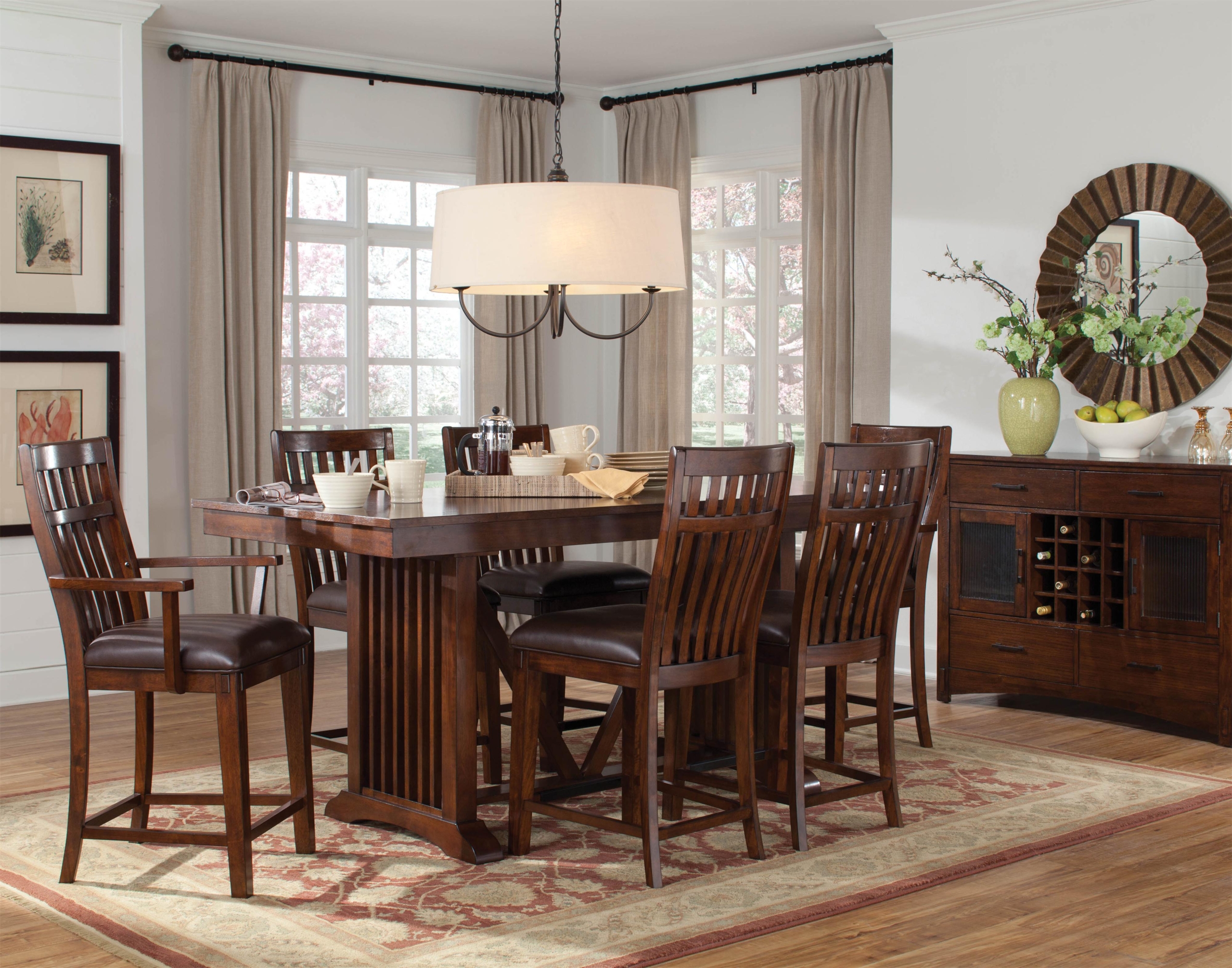 Counter Height Arm Chairs For Dining Room