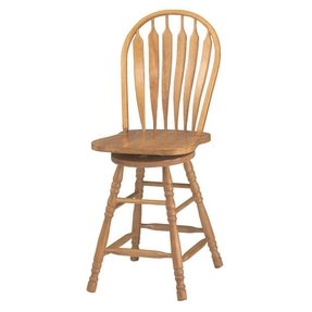 Best Oak Windsor Back Bar Stool Ideas On Foter Sunset Trading 24 Inch Comfort Back Swivel Counter Stool Light Oak