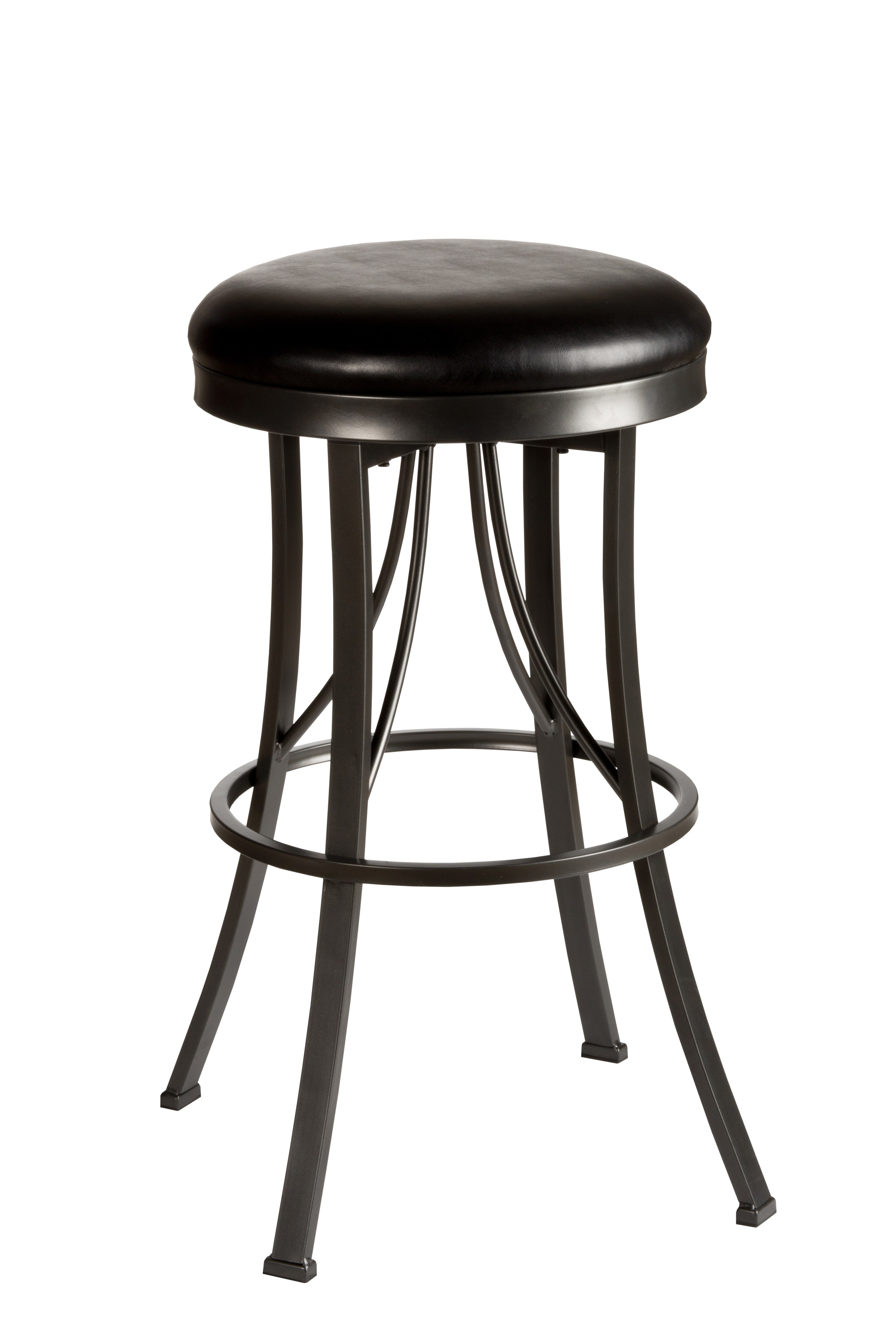Hillsdale Furniture Hillsdale Ontario Backless Commercial Counter Stool Black Metal 