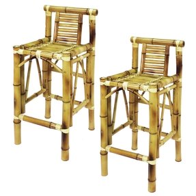 Bamboo Barstools - Foter