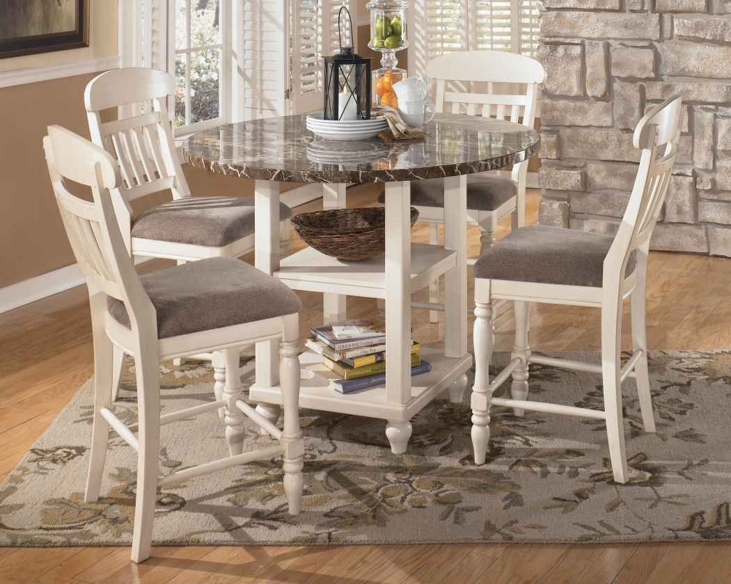 High top table discount and chairs ashley furniture