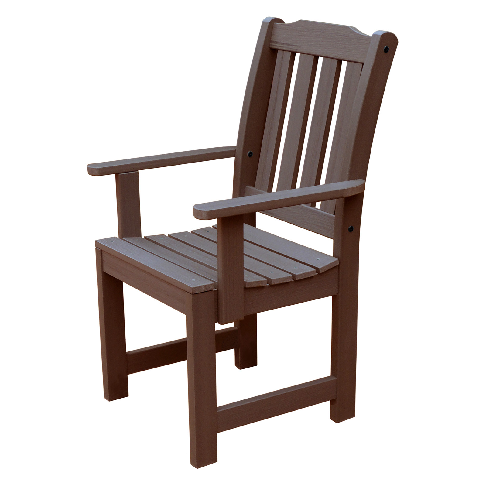 Traditional Garden Dining Arm Chair [Set of 2] Finish: Mahogany