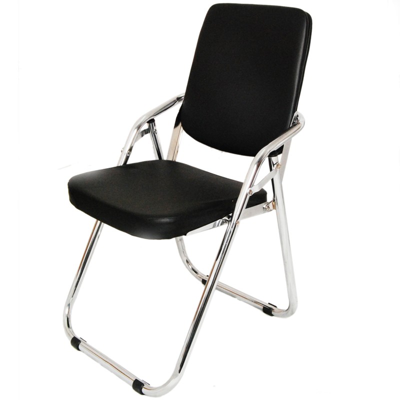 Yi Hai Folding Chair High Quality Thick Padded,new Style,metal,black,set of One