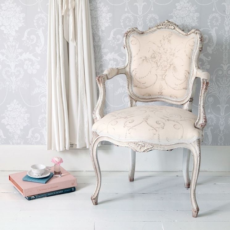 Shabby chic accent outlet chairs