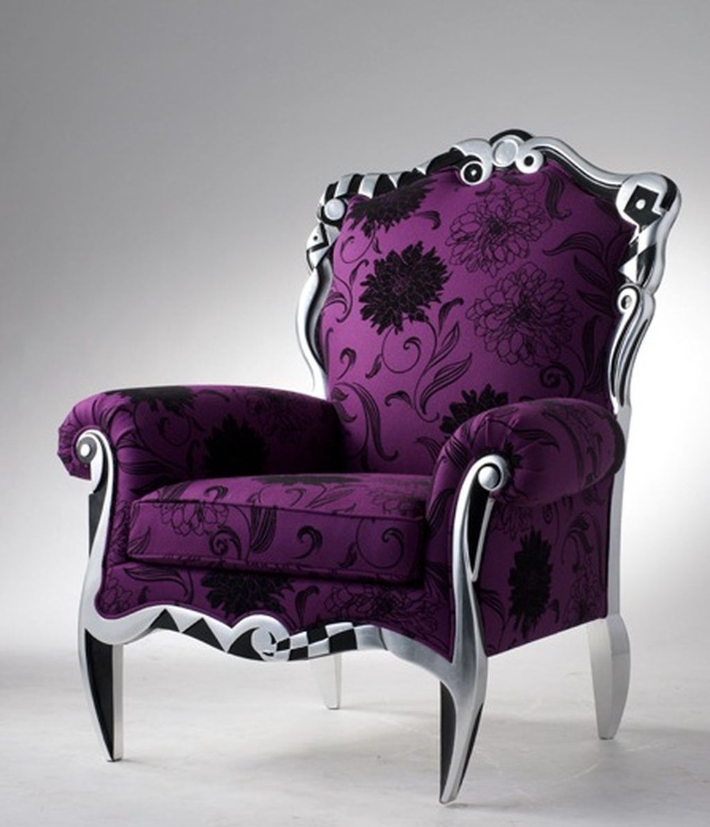 Armchair purple
