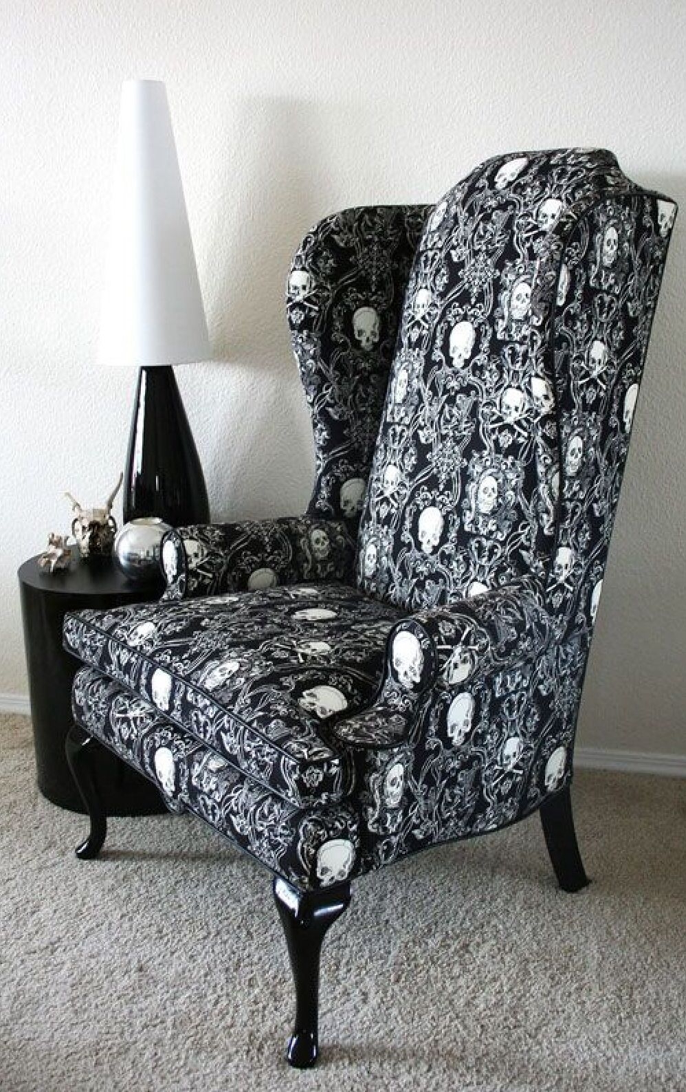 Black Wingback Chair - Foter