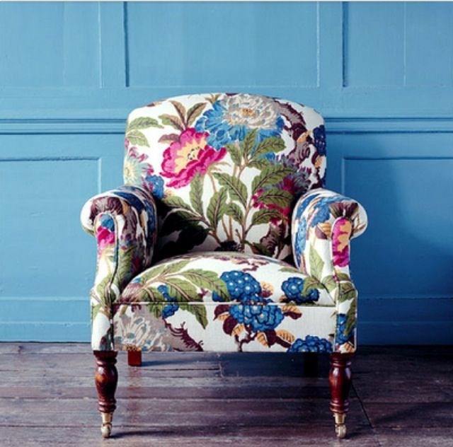 Floral deals oversized chair