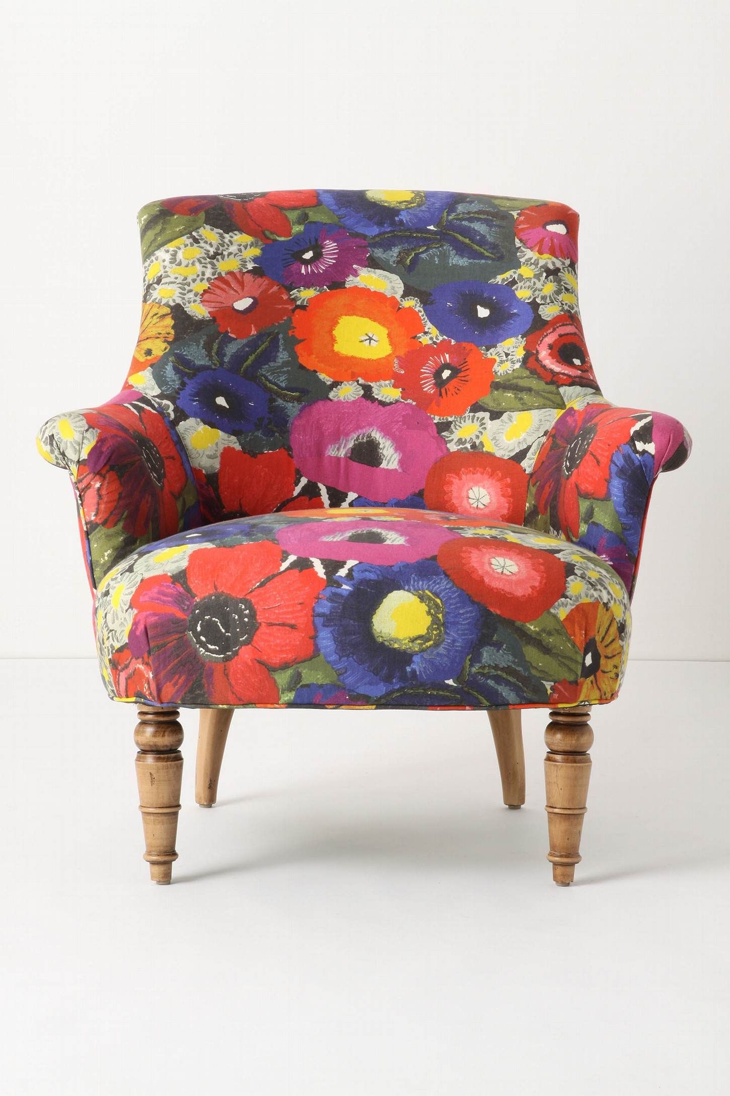 flower pattern chair