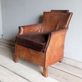 Antique Leather Armchairs Ideas On Foter