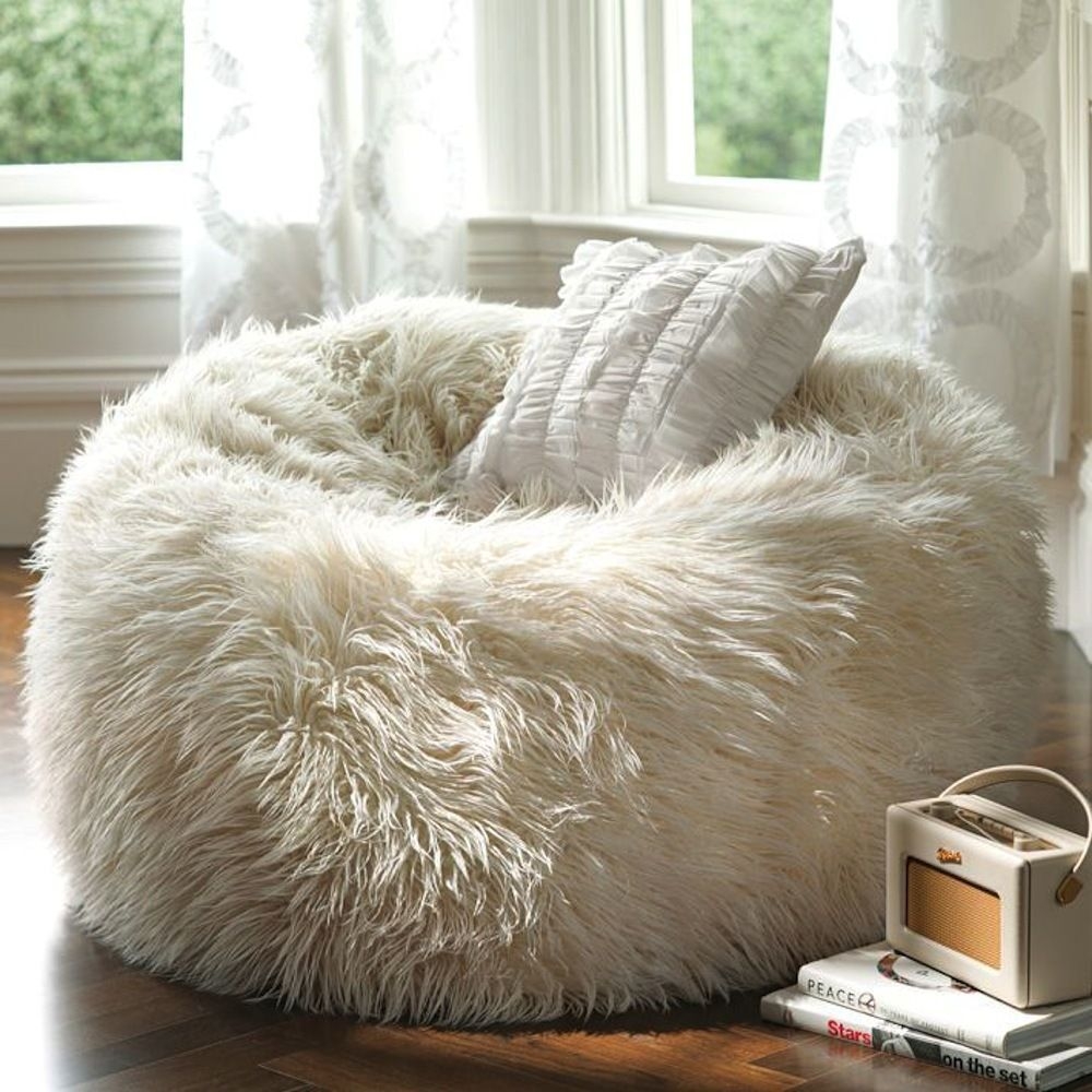 girls fluffy chair