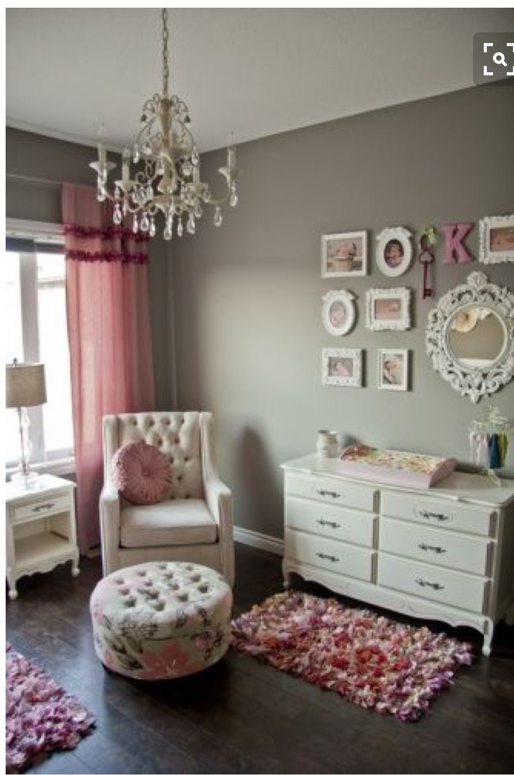 pink bedroom set for girl