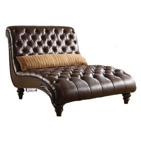 Leather Double Chaise Lounge - Foter