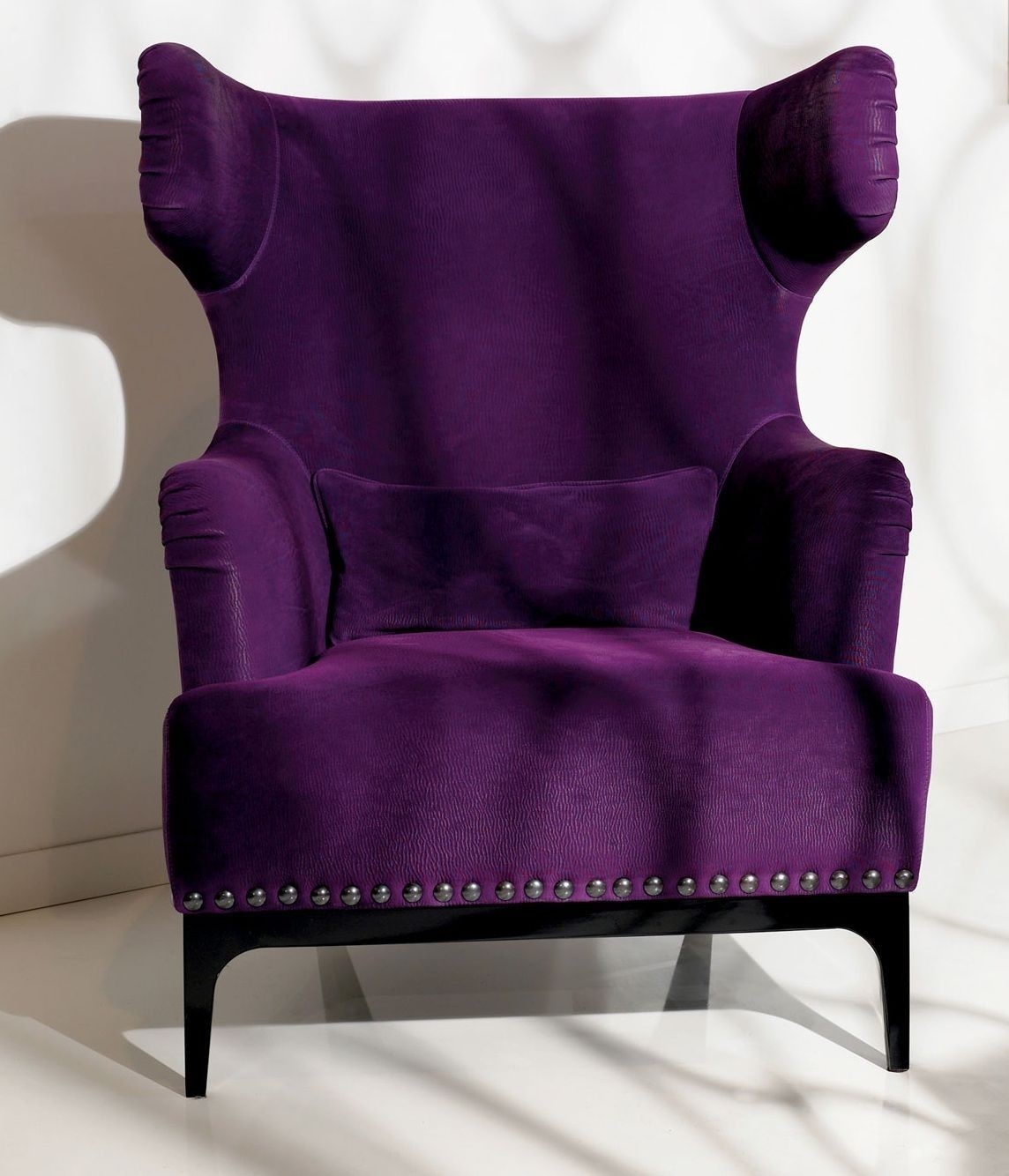 purple arm chairs