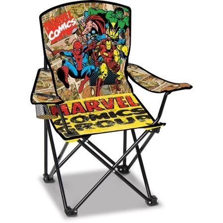 Marvel Comics Classic Adult Folding Armchair with Built-in Cup Holder
