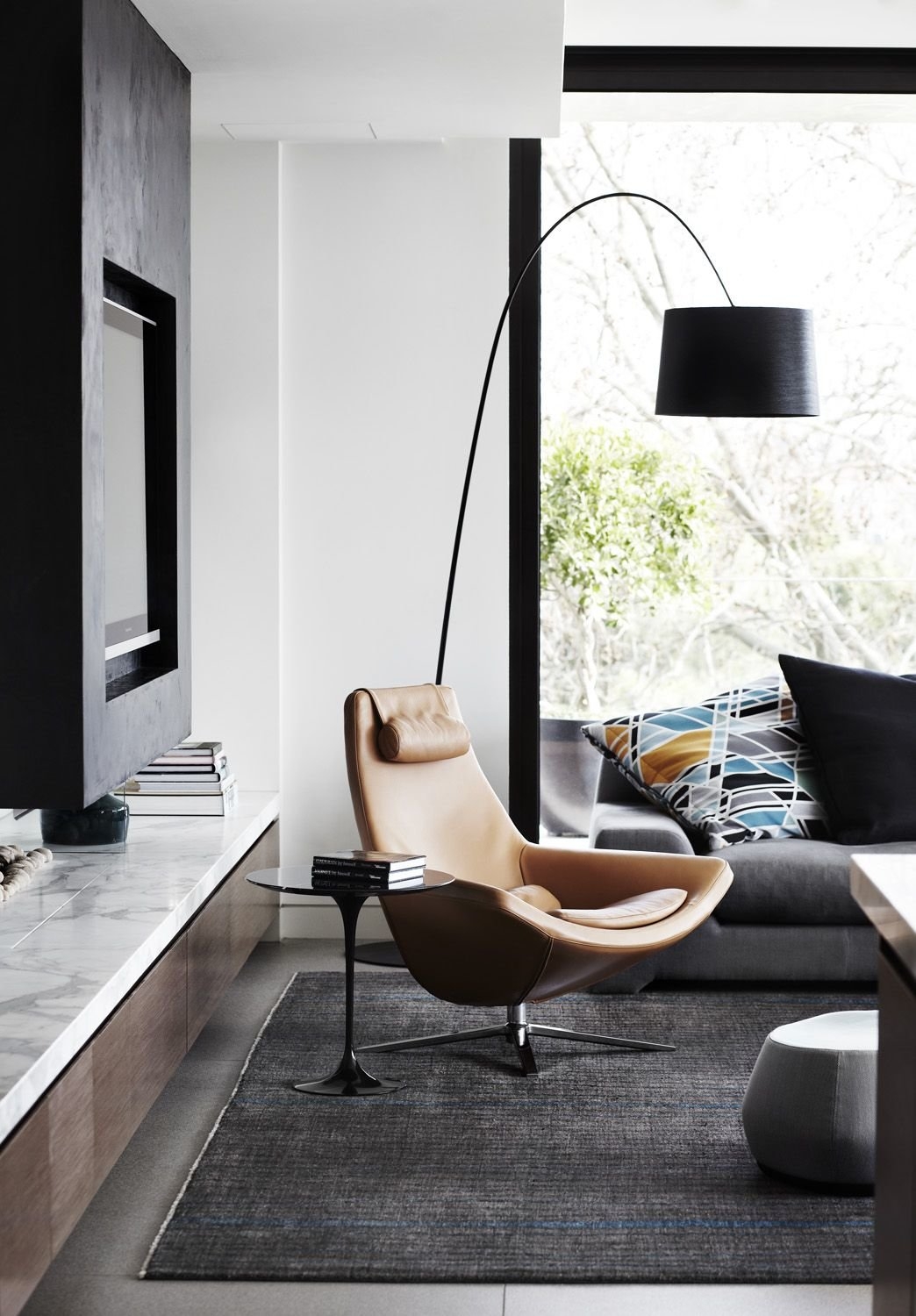 Modern leather armchairs 12