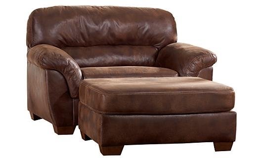 Big comfy discount chair and ottoman