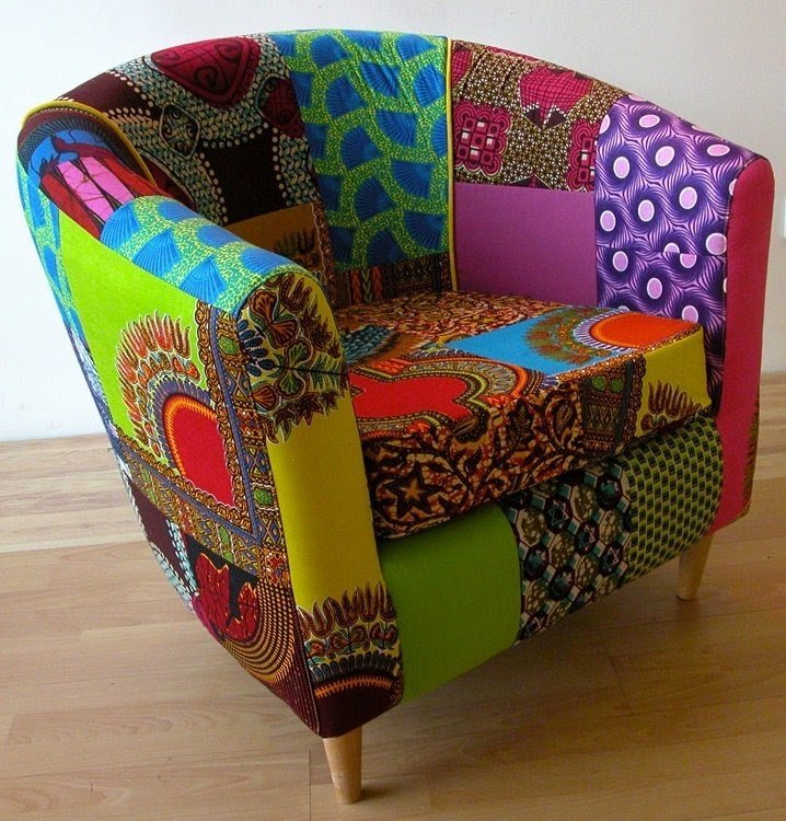 Patchwork armchairs 6