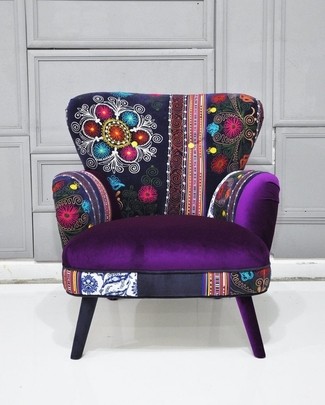 Patchwork Armchairs | Foter