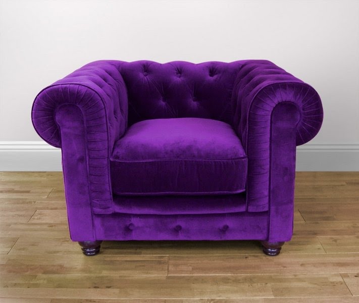 Purple armchair 1