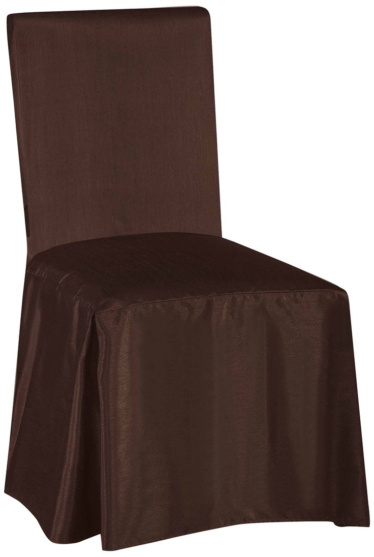 SALLY TEXTILES Jenny Chair Cover, Chocolate