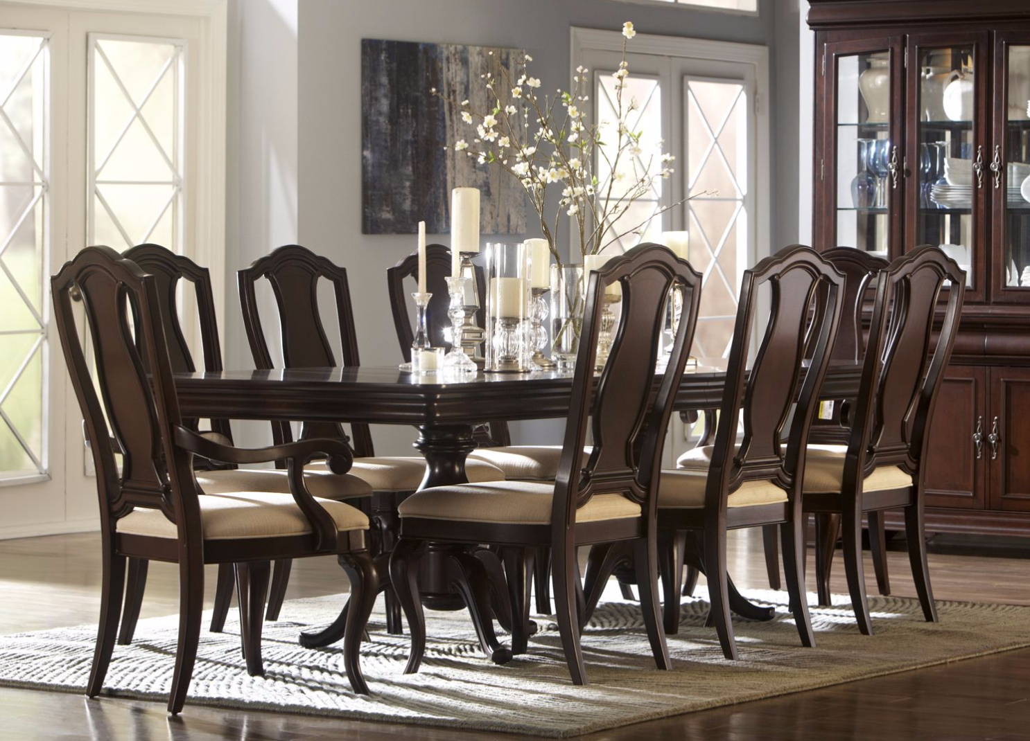 Traditional dining room sets cherry