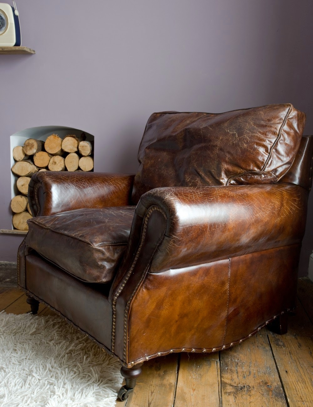 Vintage brown leather chair
