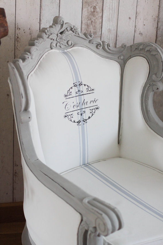 Vintage Shabby Chic French Louis Style