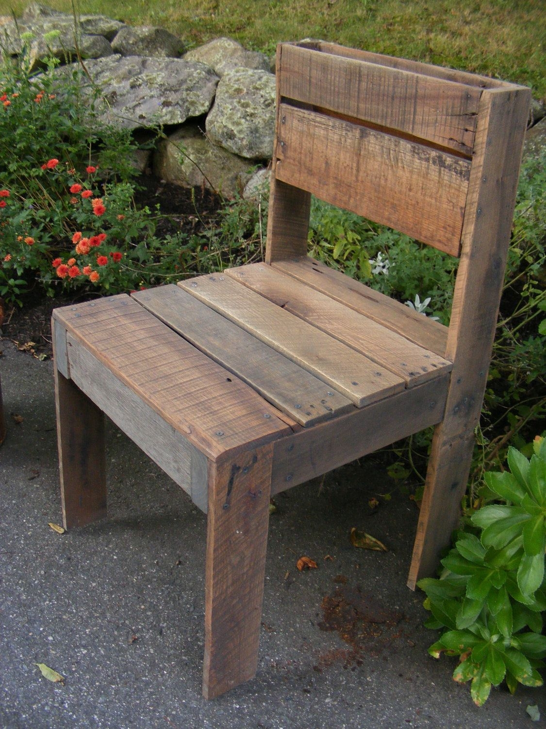 Wooden garden chairs 3