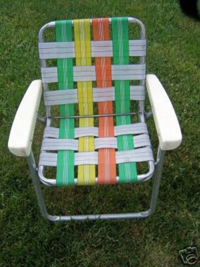 80s beach chair