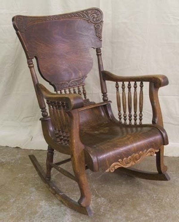 antique rocker glider