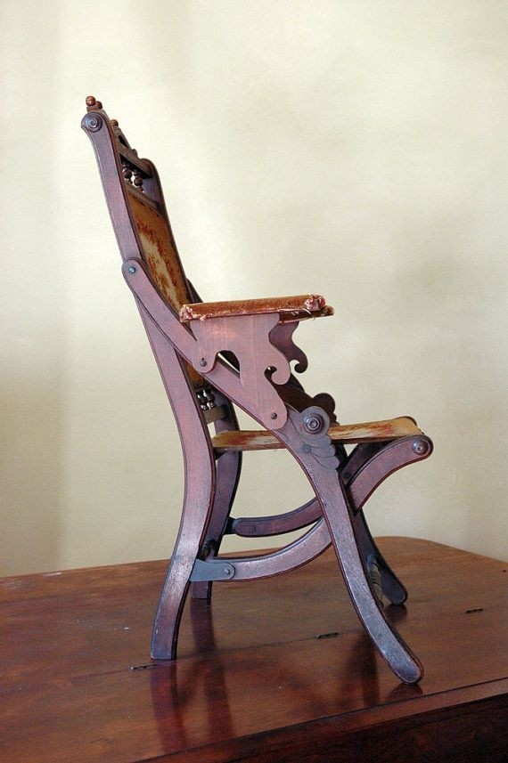 Antique victorian online folding rocking chair