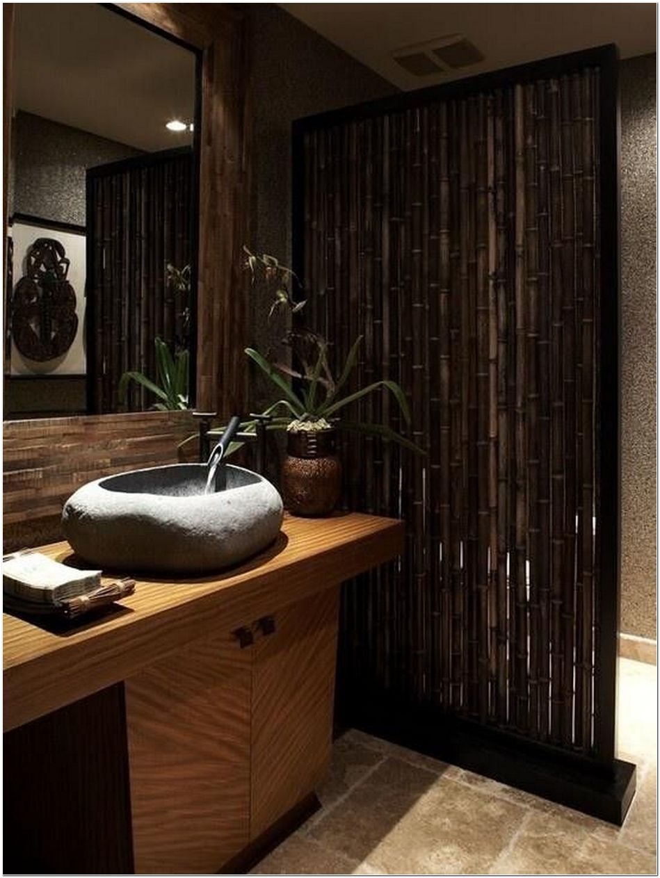 Bamboo bath furniture