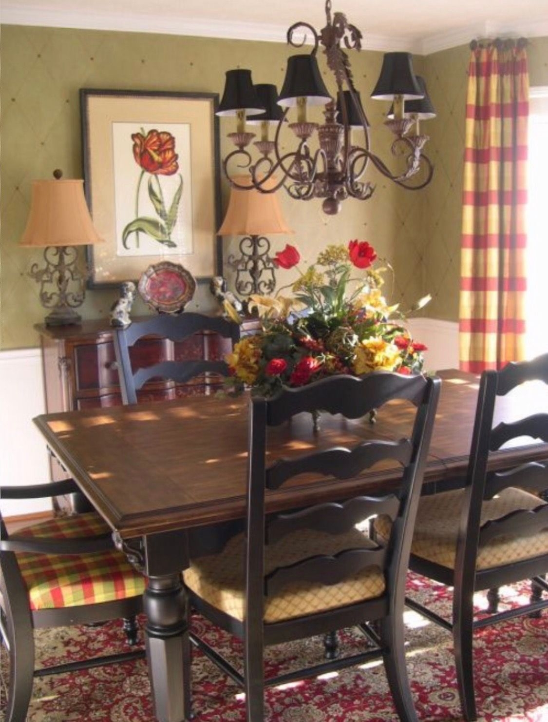  French Country Dining Chairs Set of 4, Farmhouse