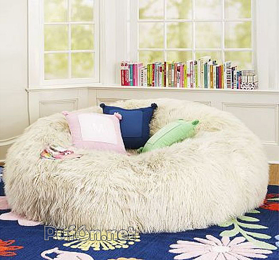 fluffy big bean bag chair