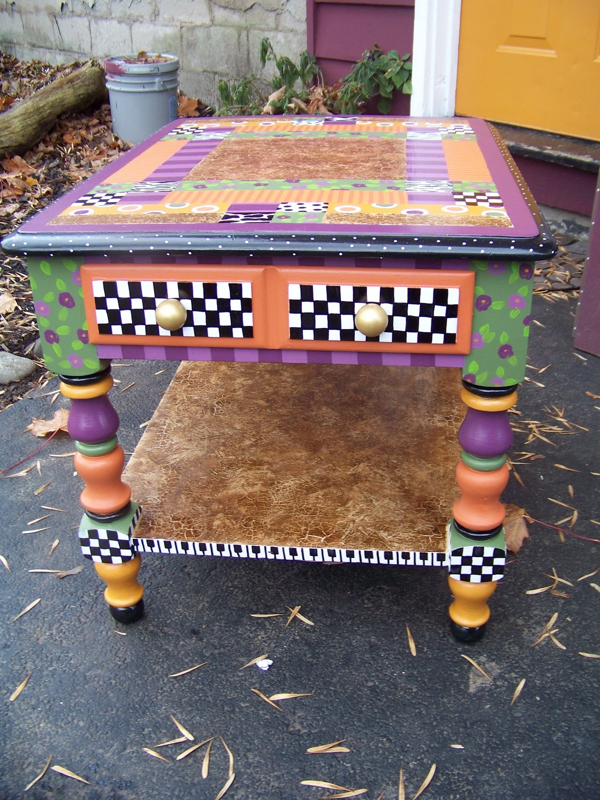 Hand Painted Bench - Ideas on Foter