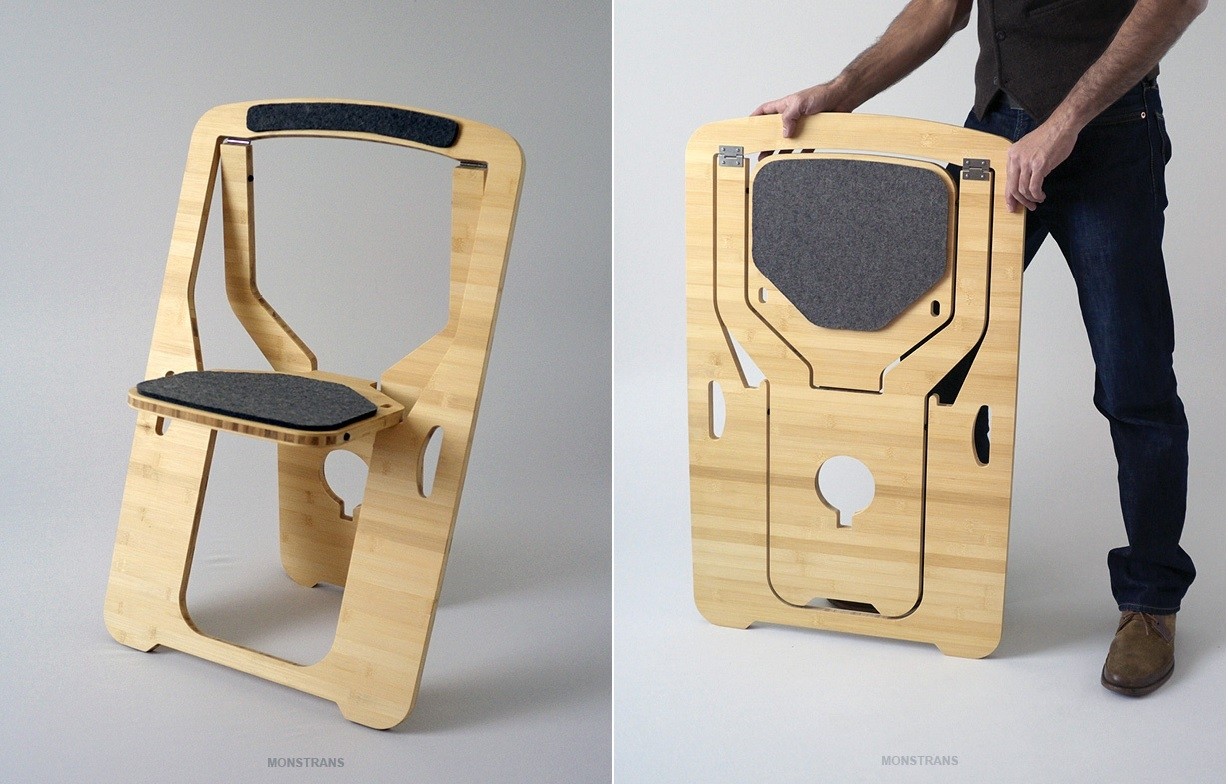 Ikea wood folding chair