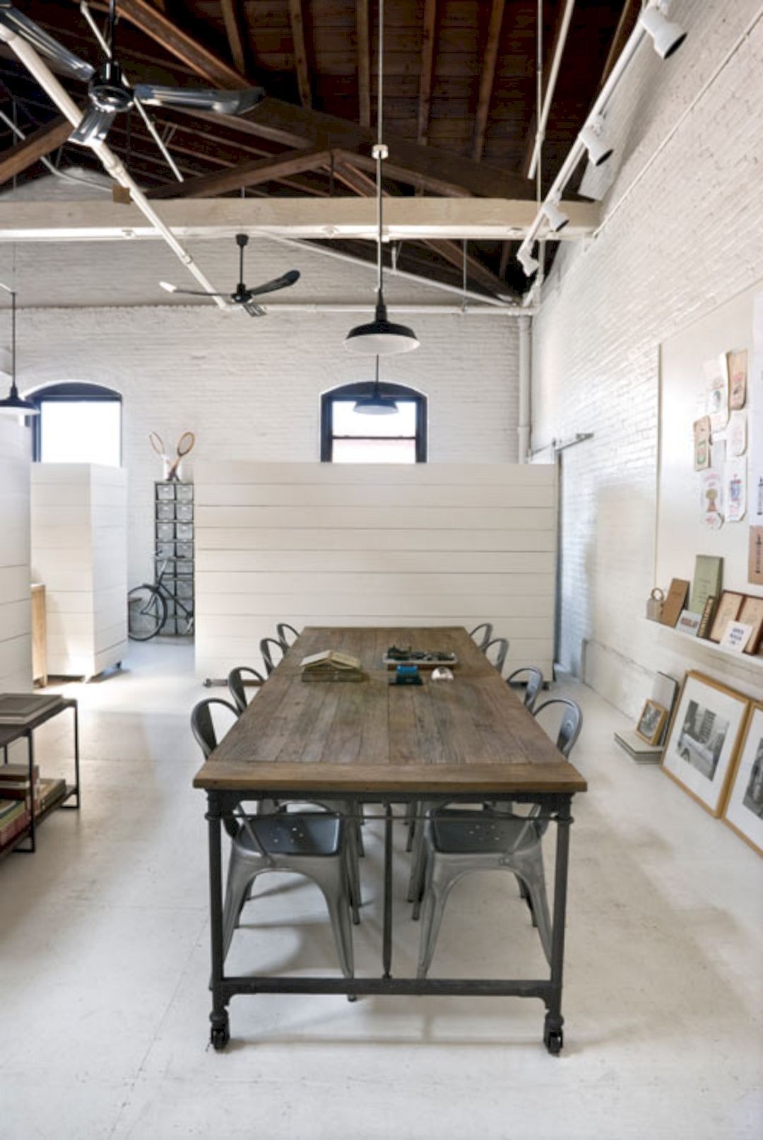 Industrial style kitchen table