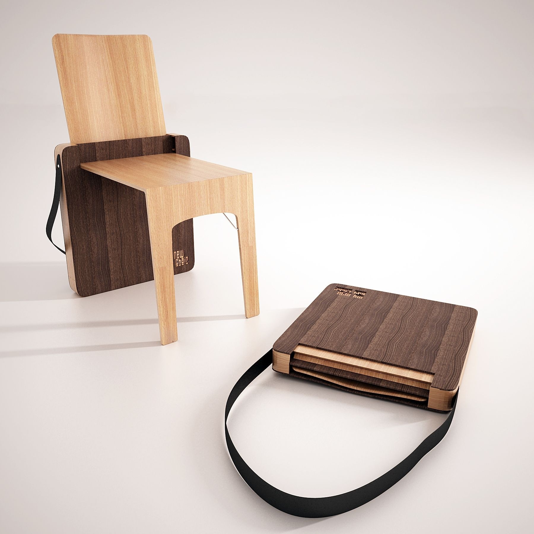 Modern folding chair