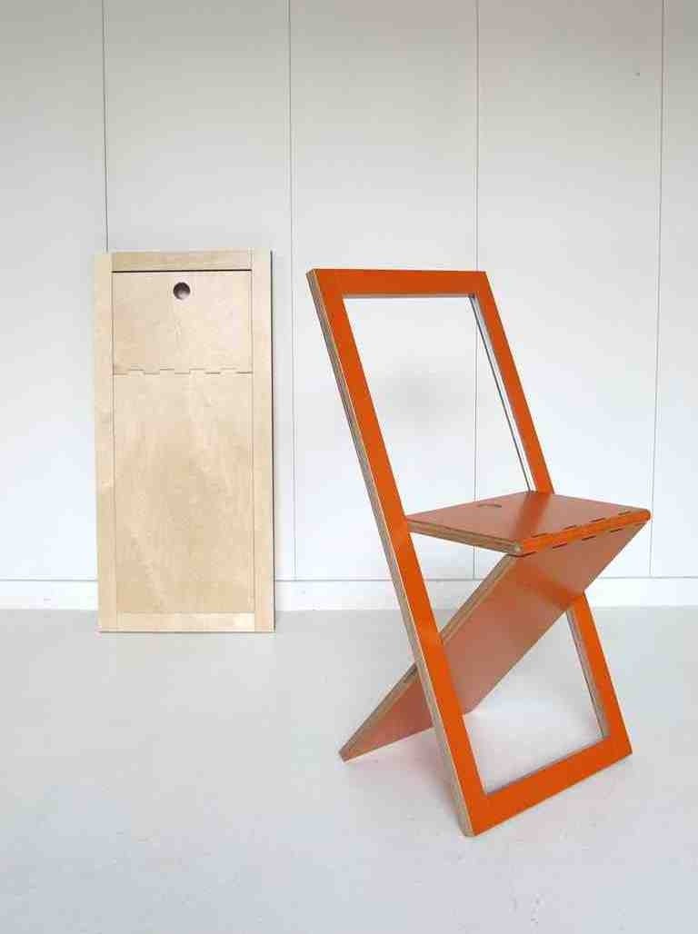 flat folding chair