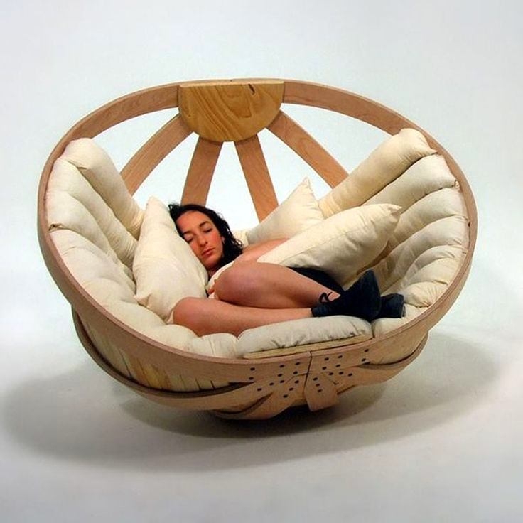 Modern papasan chair
