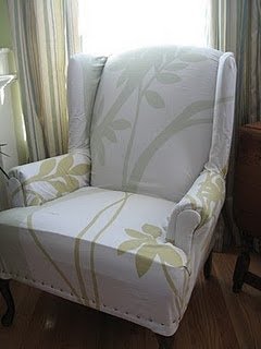 Queen anne chair covers