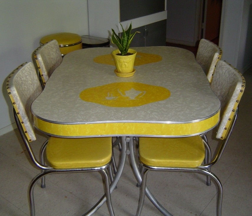 retro formica dining table