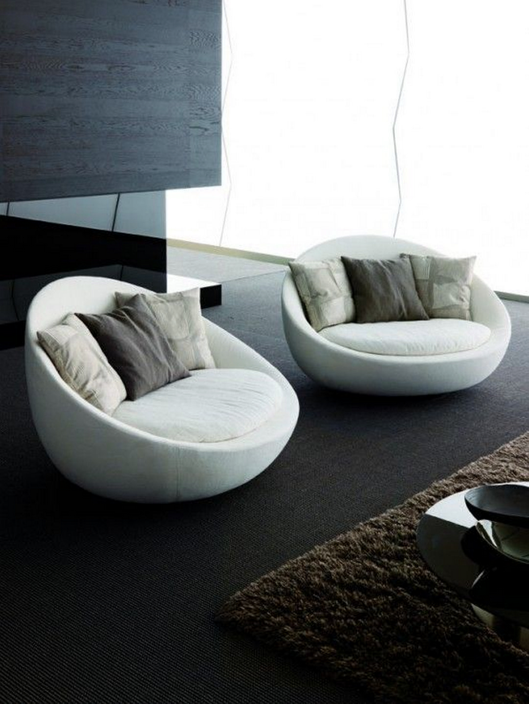 Round discount modern chair