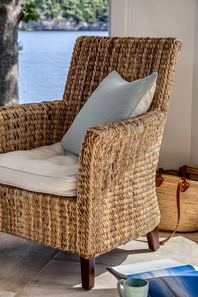 Seagrass armchair