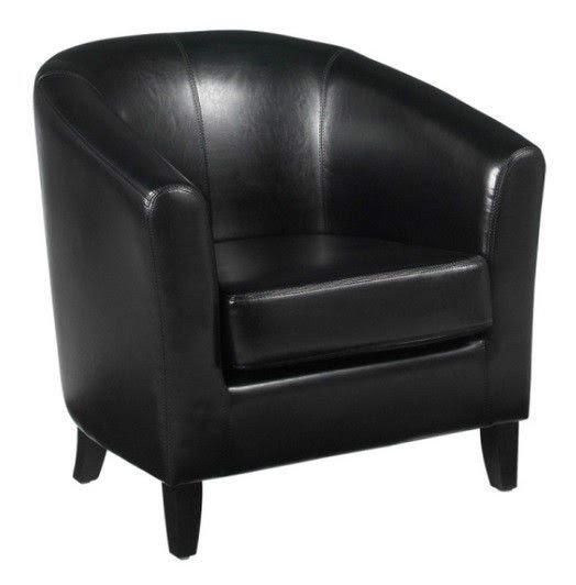 Sunpan valencia leather tub chair