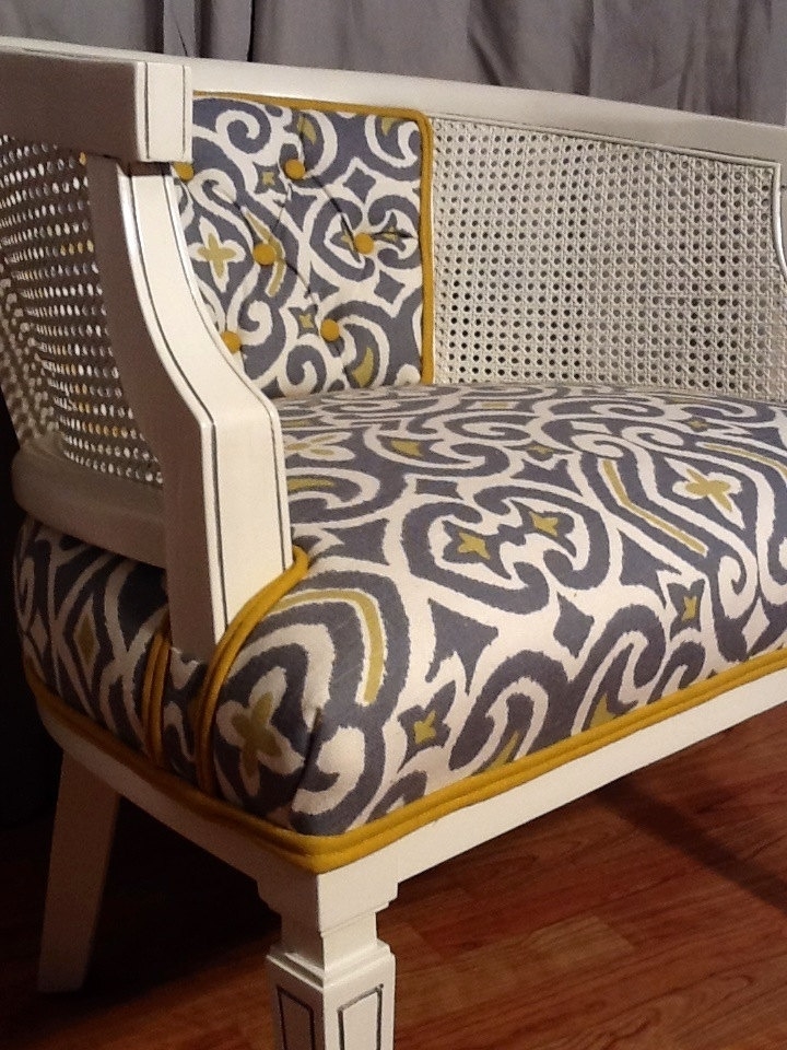 Upholstered barrel chairs