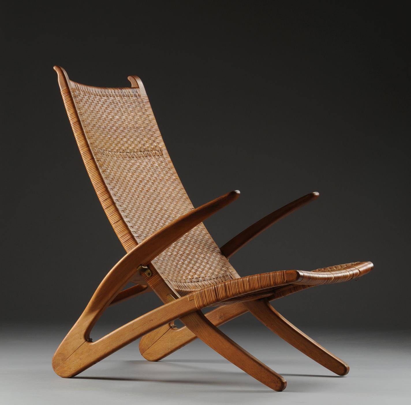 Wicker folding chairs