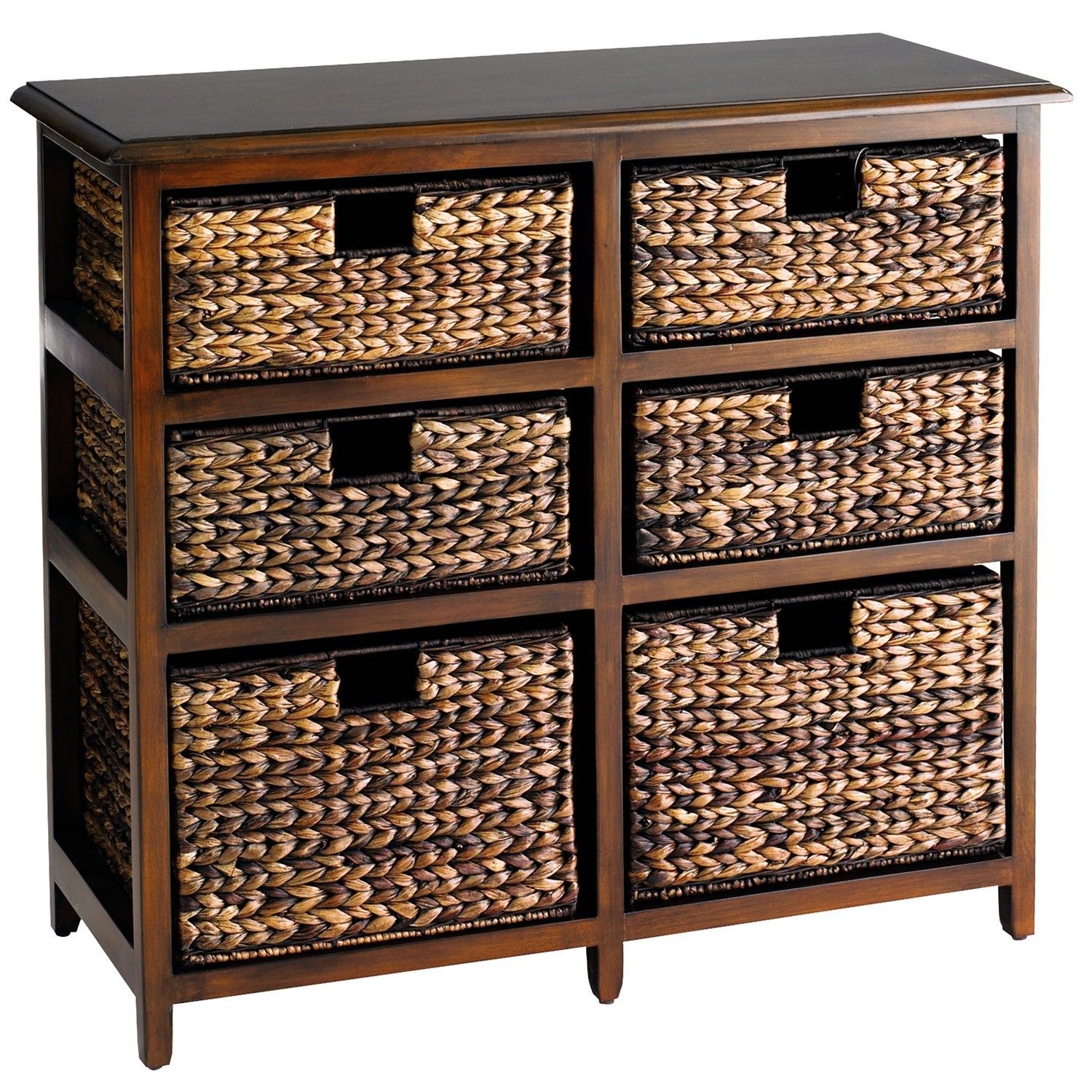 Wicker storage chests